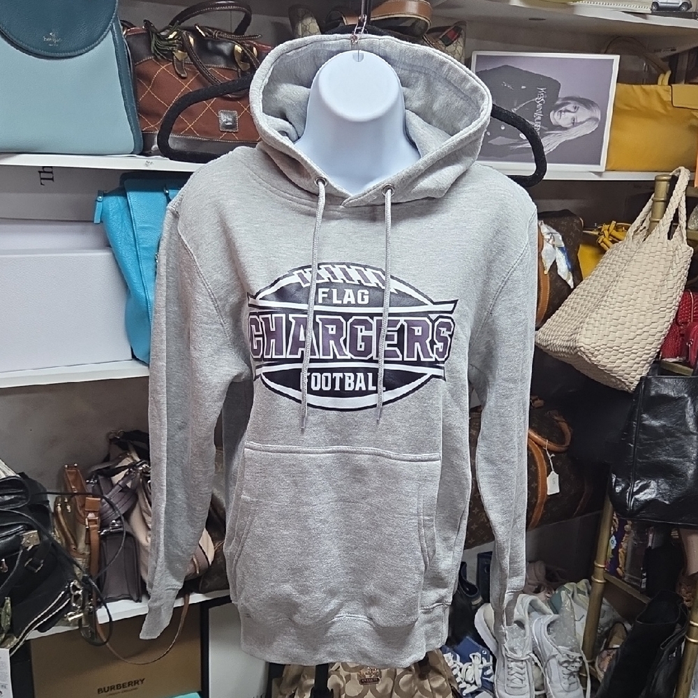 Chargers Football Gray Hoodie for Men